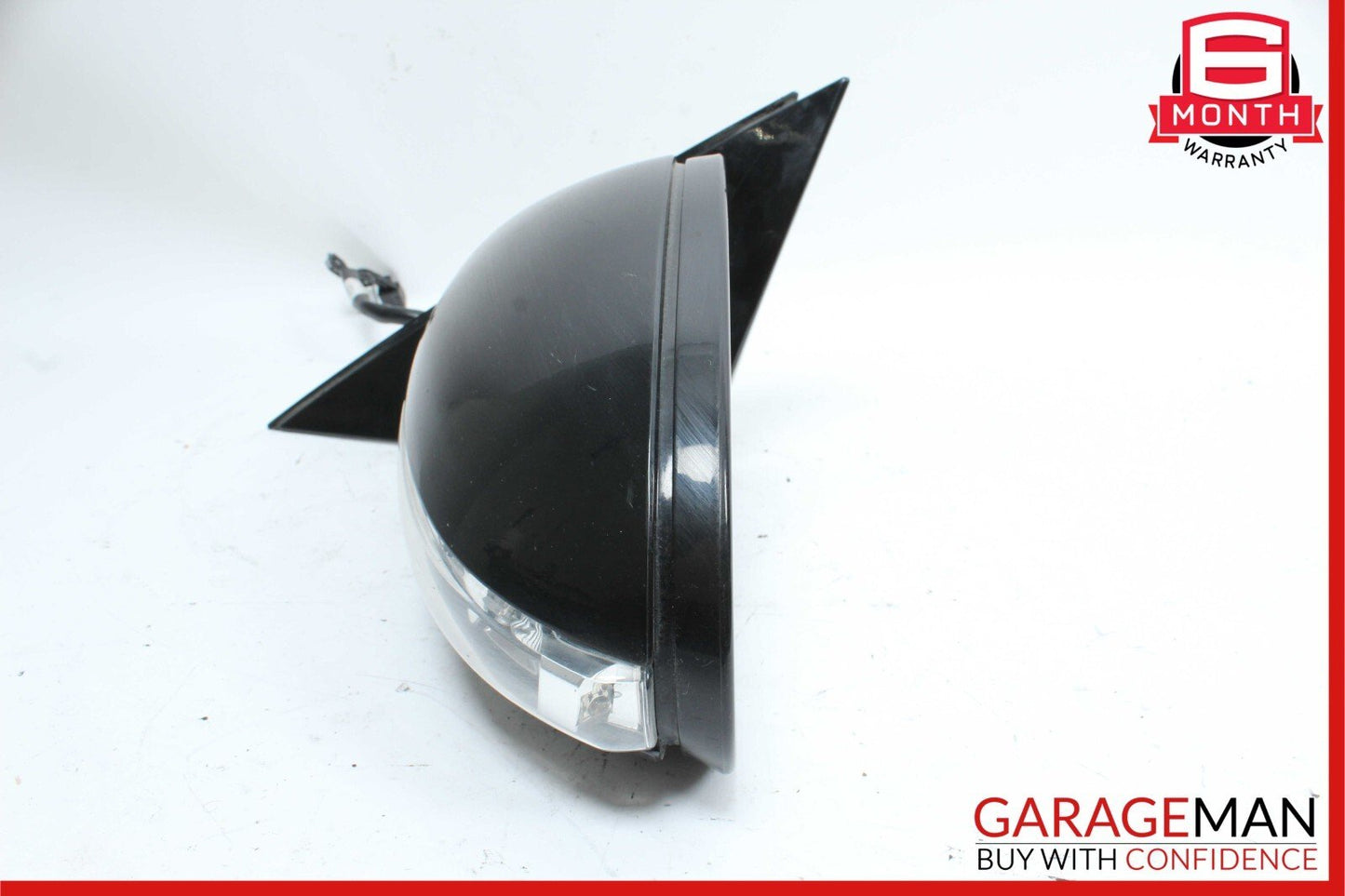 07-09 Mercedes W221 S550 S600 Front Left Side Mirror Door Rear View Black OEM