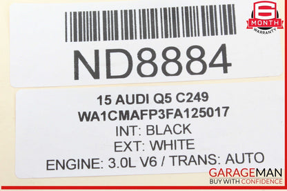 13-17 Audi Q5 SQ5 Power Brake Booster Master Cylinder w/ Reservoir 8R0612103H