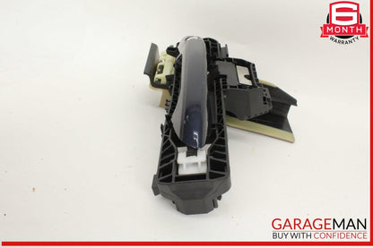 10-13 Mercedes W212 E350 Front Left Driver Side Exterior Door Handle Blue OEM