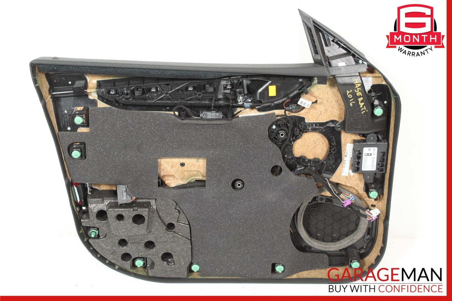 14-22 Maserati Ghibli M157 Front Right Side Interior Door Panel Black OEM