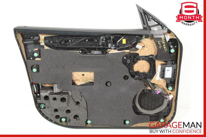 14-22 Maserati Ghibli M157 Front Right Side Interior Door Panel Black OEM