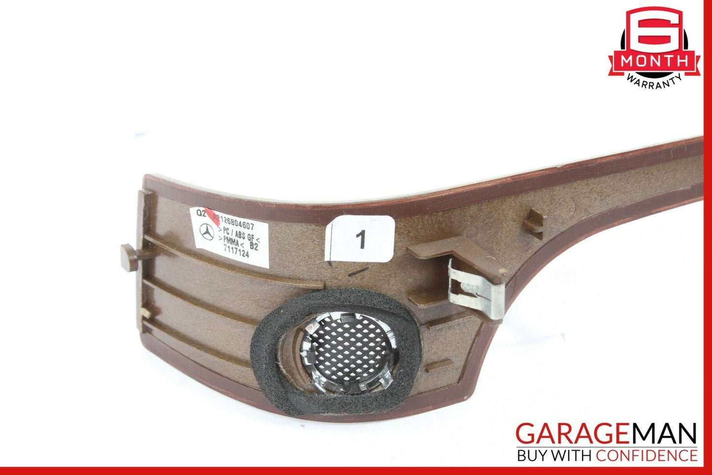 10-16 Mercedes W212 E350 E550 E63 AMG Steering Column Cover Boot Trim Wood OEM