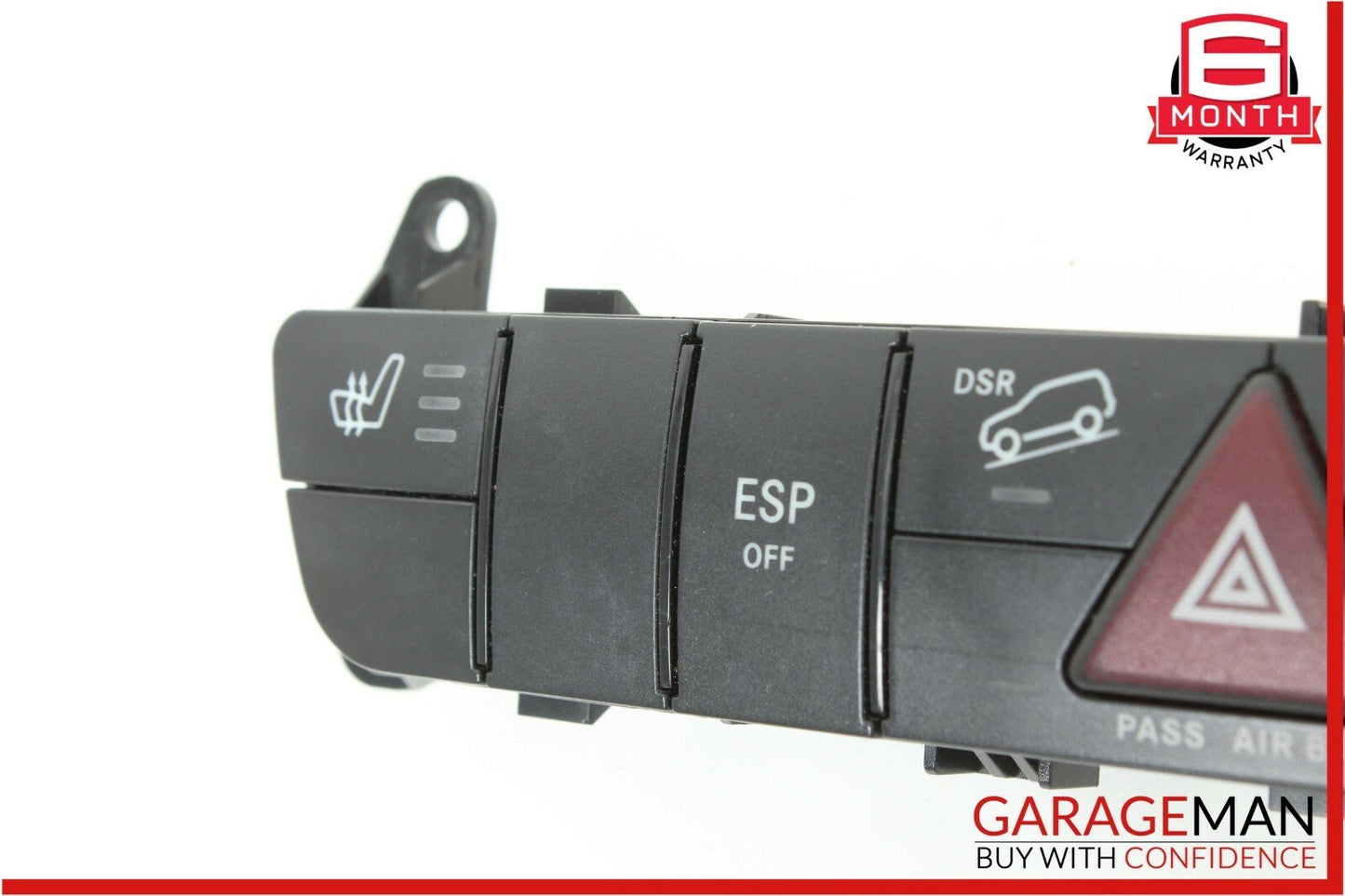 06-12 Mercedes X164 GL450 GL550 ML550 Hazard Control Switch Panel 1648709210 OEM