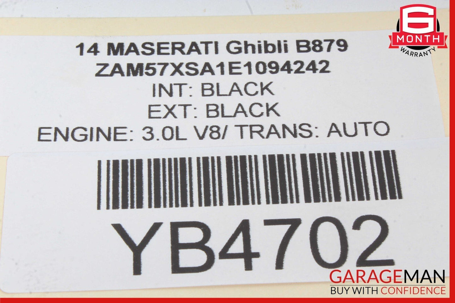 14-17 Maserati Ghibli Rear Right / Left Side Upper Control Arm OEM