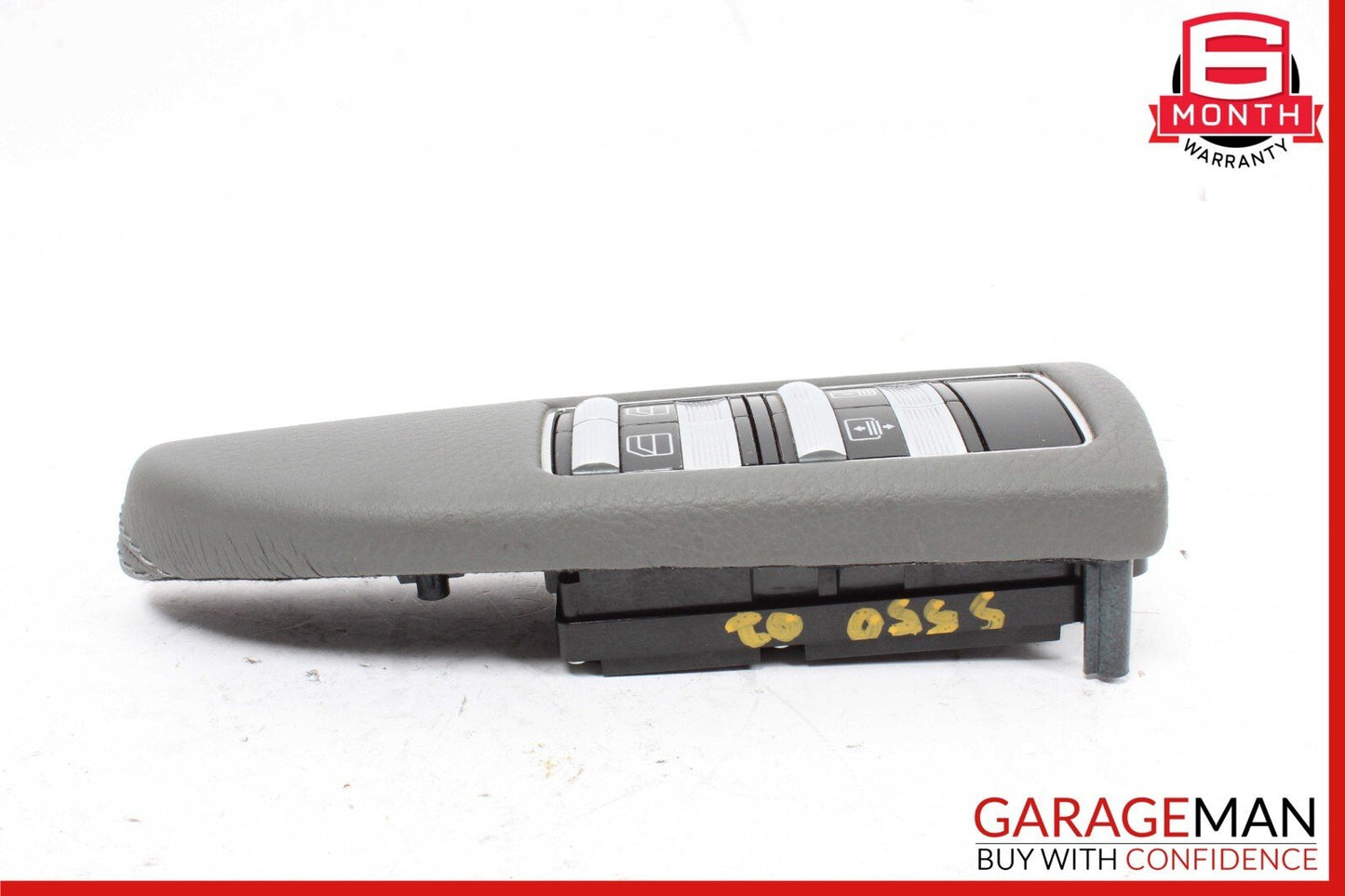 07-13 Mercedes W221 S550 Rear Left Side Door Window Switch Control Trim Gray OEM