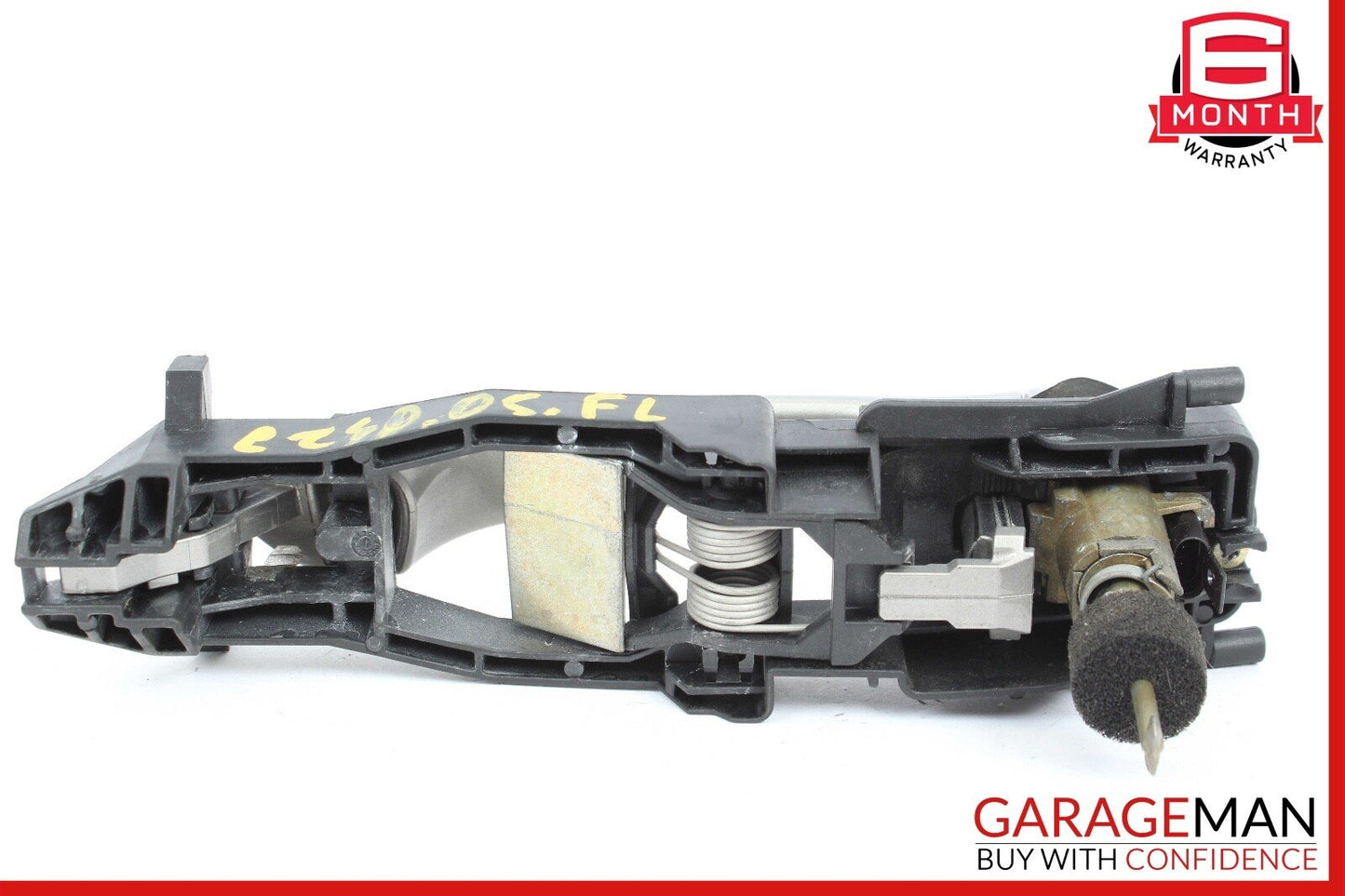 05-07 Mercedes W203 C230 C320 Front Left Exterior Door Handle Silver OEM