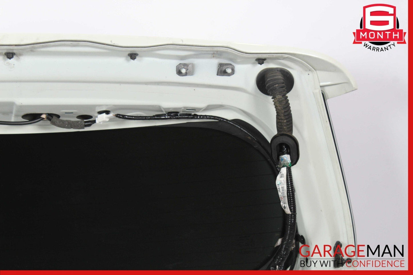 11-12 Nissan Leaf Rear Door Deck Liftgate Tailgate Trunk Lid White OEM