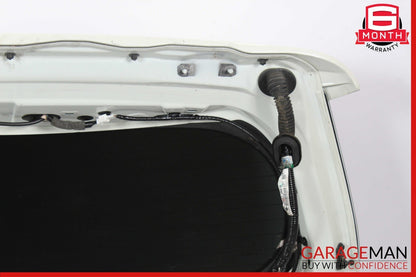 11-12 Nissan Leaf Rear Door Deck Liftgate Tailgate Trunk Lid White OEM