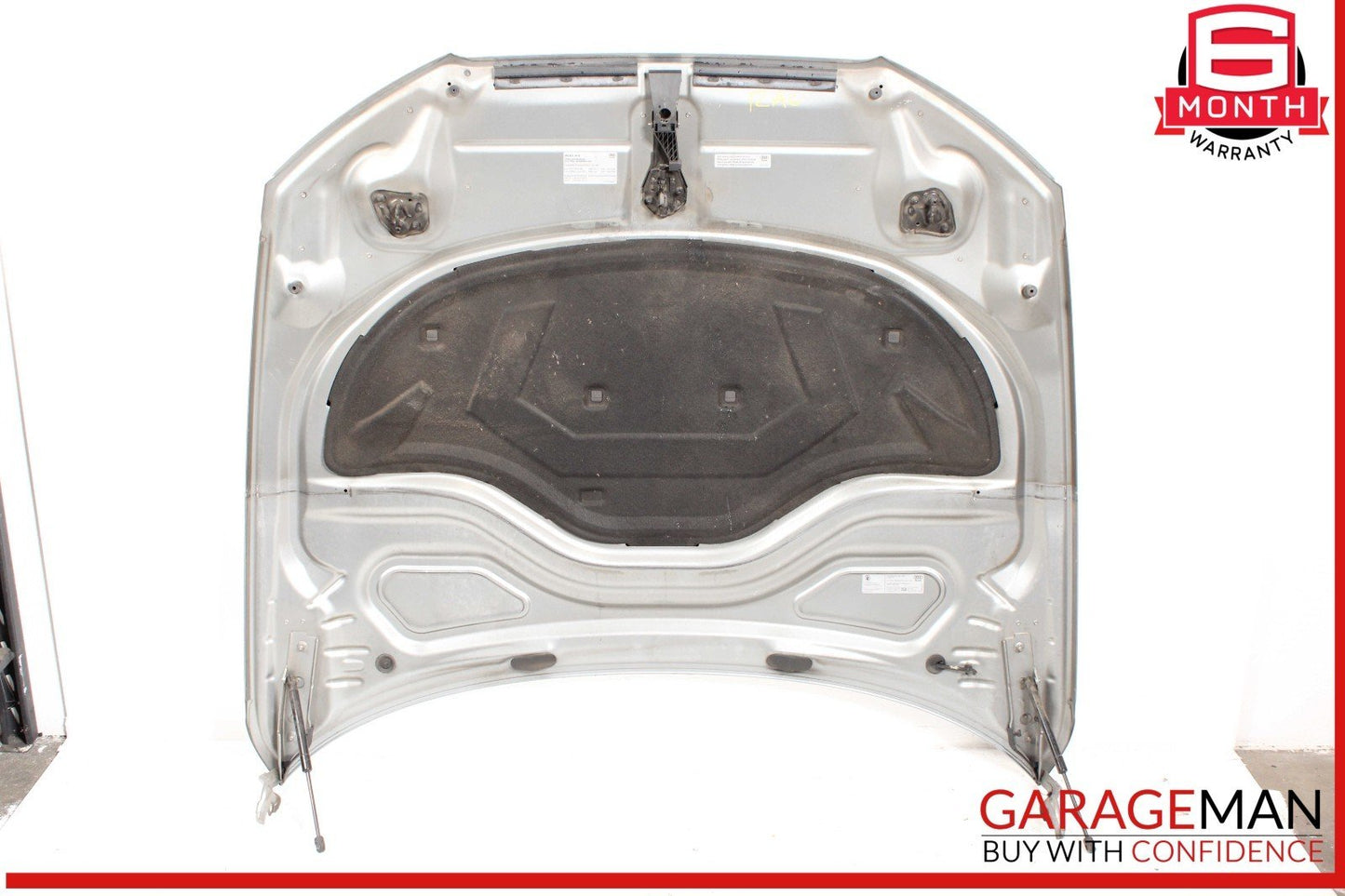 12-18 Audi A6 S6 Front Bonnet Hood Shell Cover Panel Assembly Gray OEM