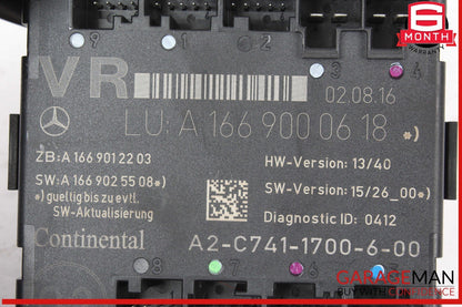 12-20 Mercedes W117 CLA250 GLA250 ML350 Front Right Side Door Control Module OEM