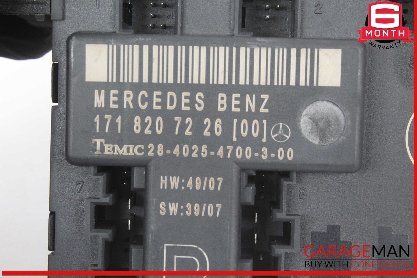 09-11 Mercedes R171 SLK300 SLK55 AMG Front Right Side Door Control Module OEM