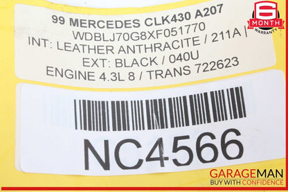 94-00 Mercedes W208 CLK430 C280 Central Door Lock Vacuum Pump 2108001048 OEM