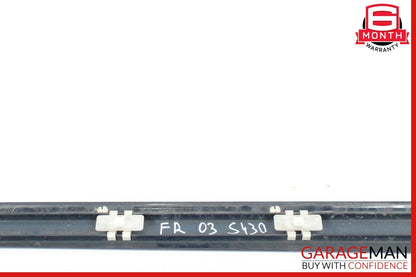 00-06 Mercedes W220 S500 S600 Front Right Passenger Side Door Molding Trim Cover