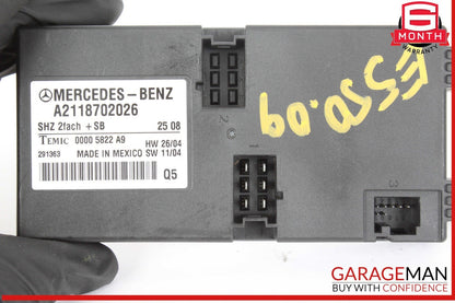 06-13 Mercedes W211 E550 Heated Seat Control Module Unit 2118702026 OEM