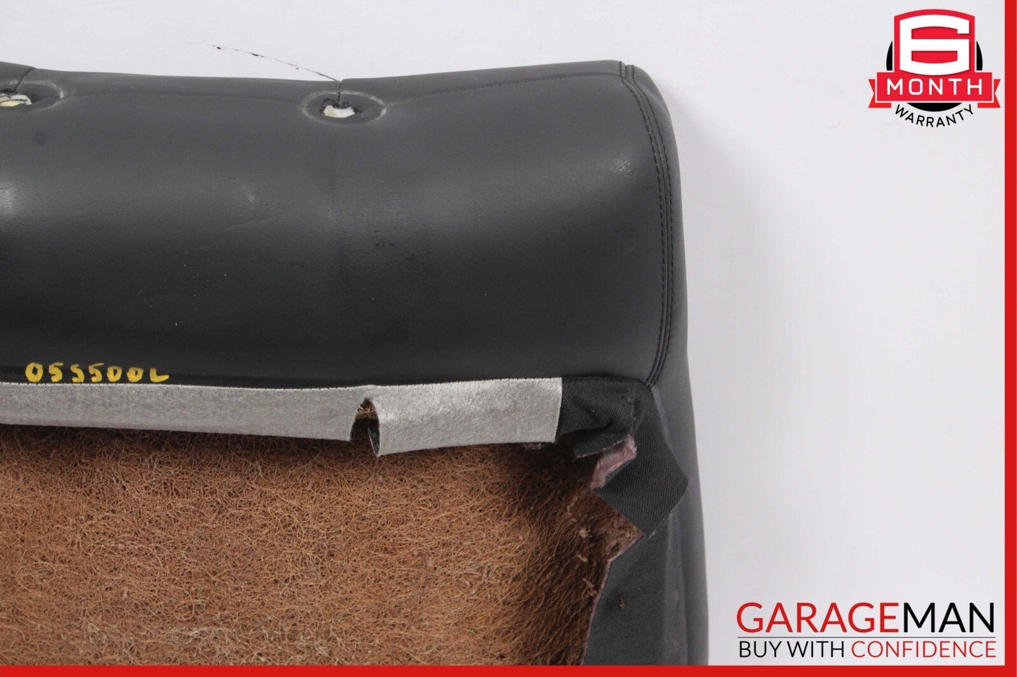 03-06 Mercedes W220 S500 Front Left Top Upper Seat Cushion Black OEM