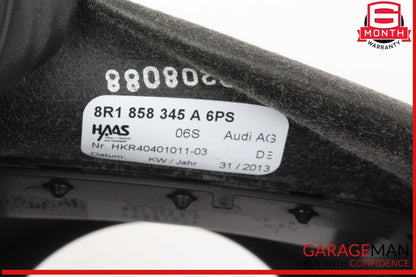 14-17 Audi SQ5 Steering Column Cover Trim Panel Black 8R1858345A OEM