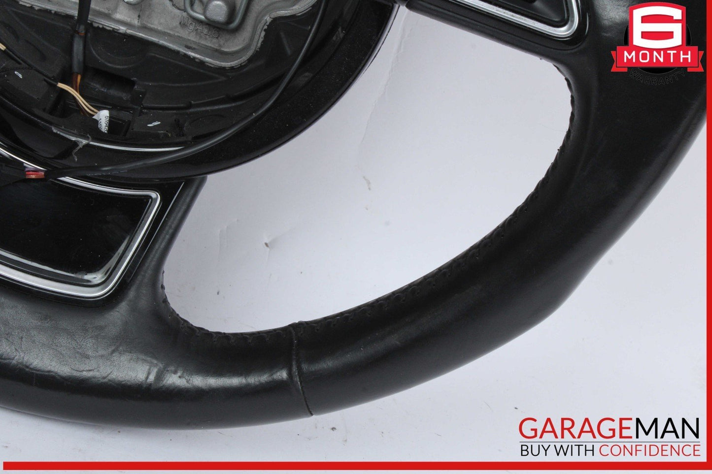 16-18 Audi A7 A6 Front Left Driver Side Steering Wheel Black 4G0419091BF OEM
