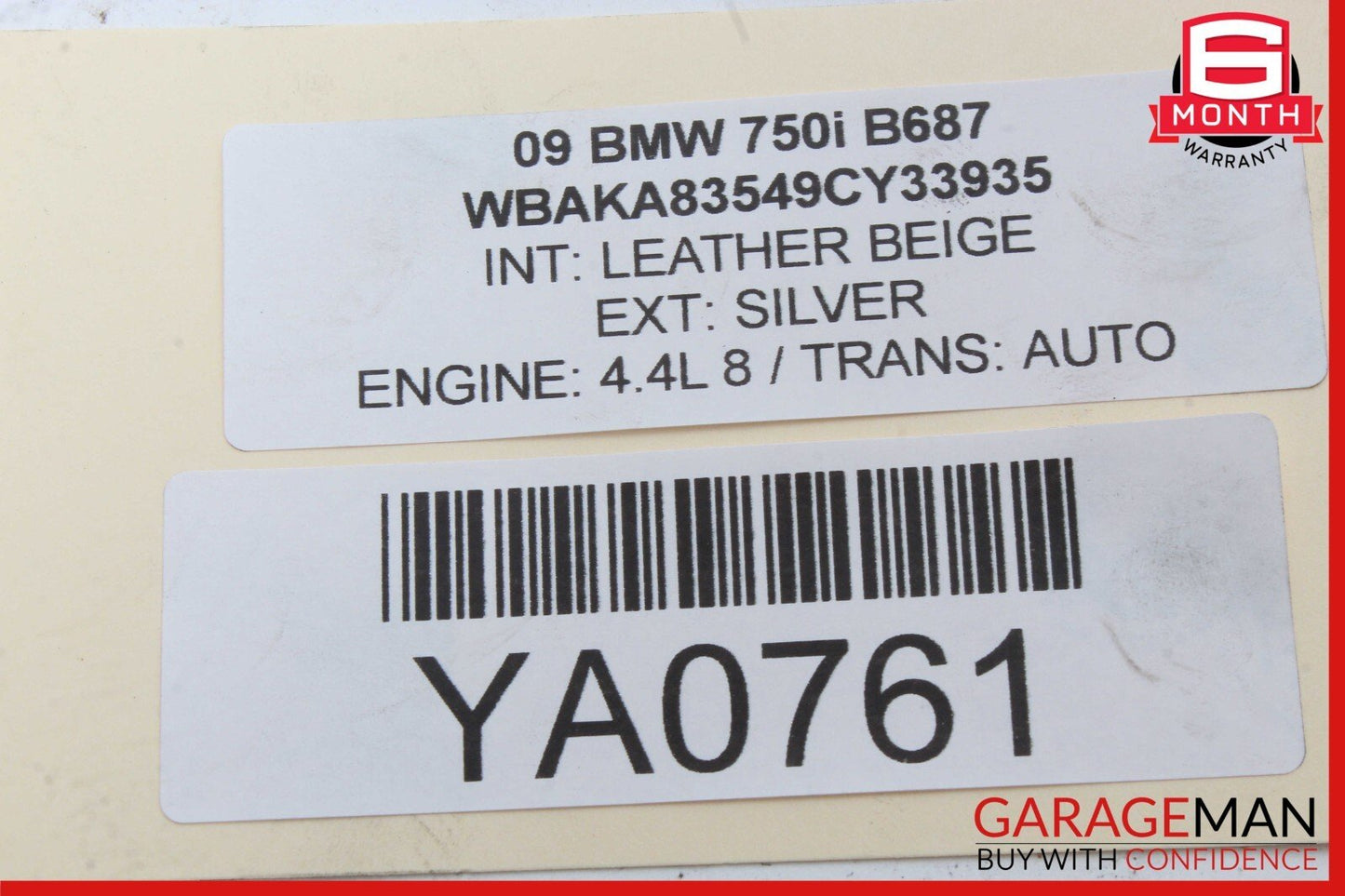 09-19 BMW 750i 650i 550i 740i Right or Left Rear Upper Control Arm OEM