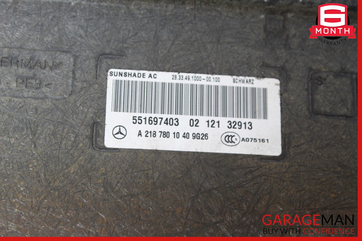 12-18 Mercedes W218 CLS550 Sunroof Sun Roof Frame Motor Glass Sunshade Assy OEM