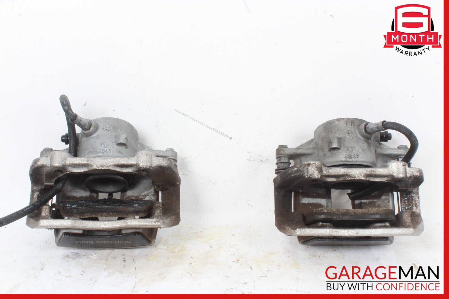 08-15 Mercedes W204 C250 Front Left & Right Side Brake Calipers Caliper Set of 2