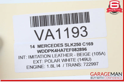 12-20 Mercedes R172 SLK250 ML350 Parking Brake Release Handle 2469050451 OEM