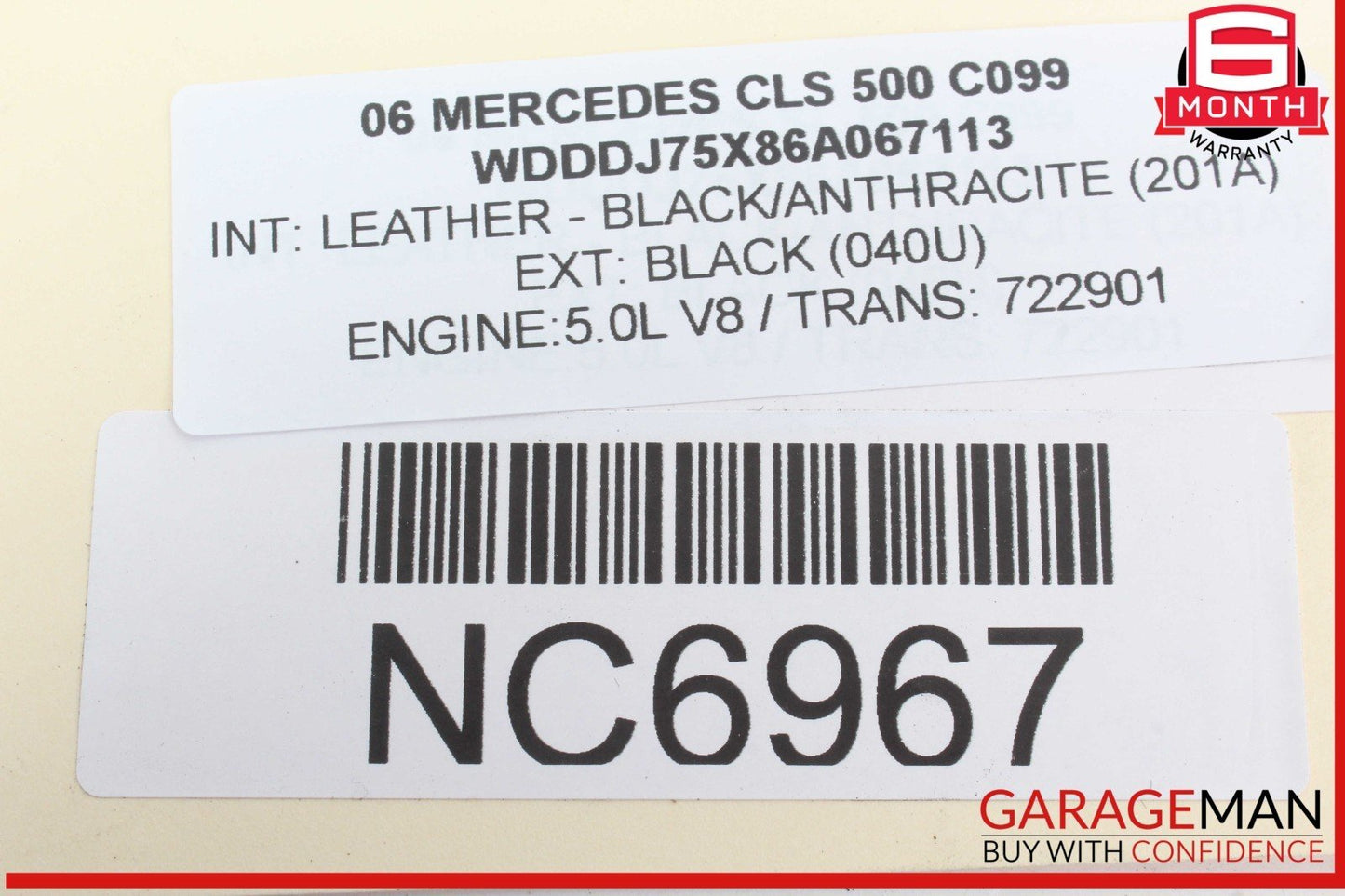 06-10 Mercedes W219 CLS500 Headlight Head Light Lamp Control Module Unit OEM