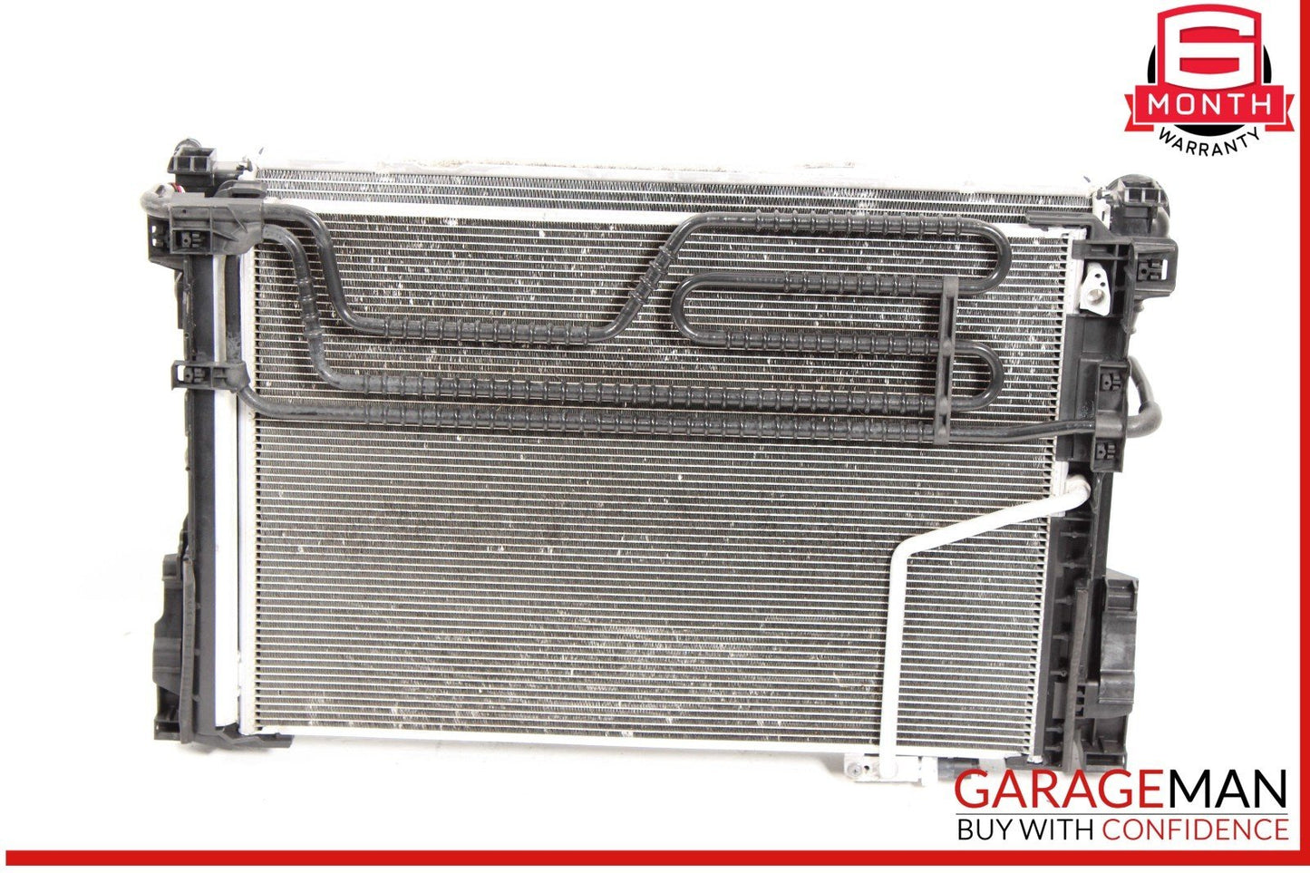 12-15 Mercedes W204 C250 M271 Engine Cooling Radiator AC Air A/C Condenser OEM