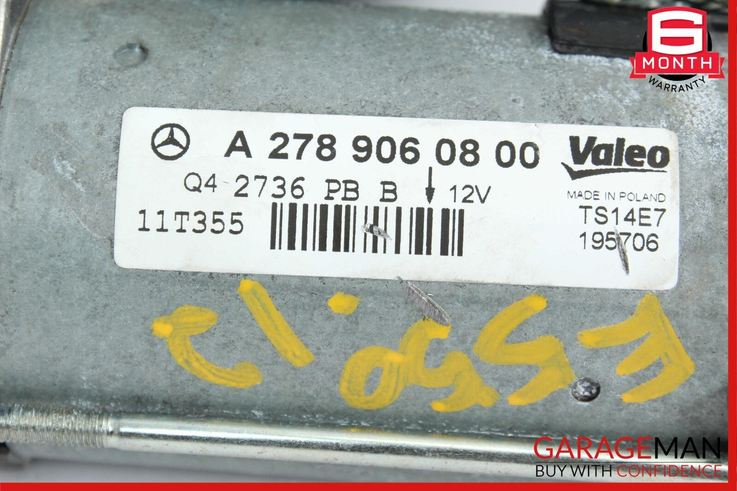 12-17 Mercedes W212 E550 S550 CL550 4.7L Engine Starter Motor 2789060800 OEM
