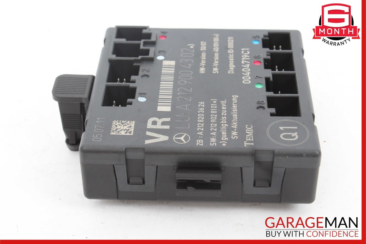 08-18 Mercedes C250 CLS400 E400 E350 Front Right Side Door Control Module Unit