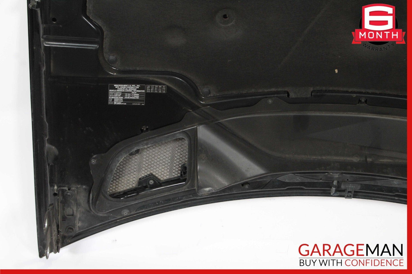 07-12 Mercedes X164 GL450 GL550 Front Hood Bonnet Panel Grille Assembly Black