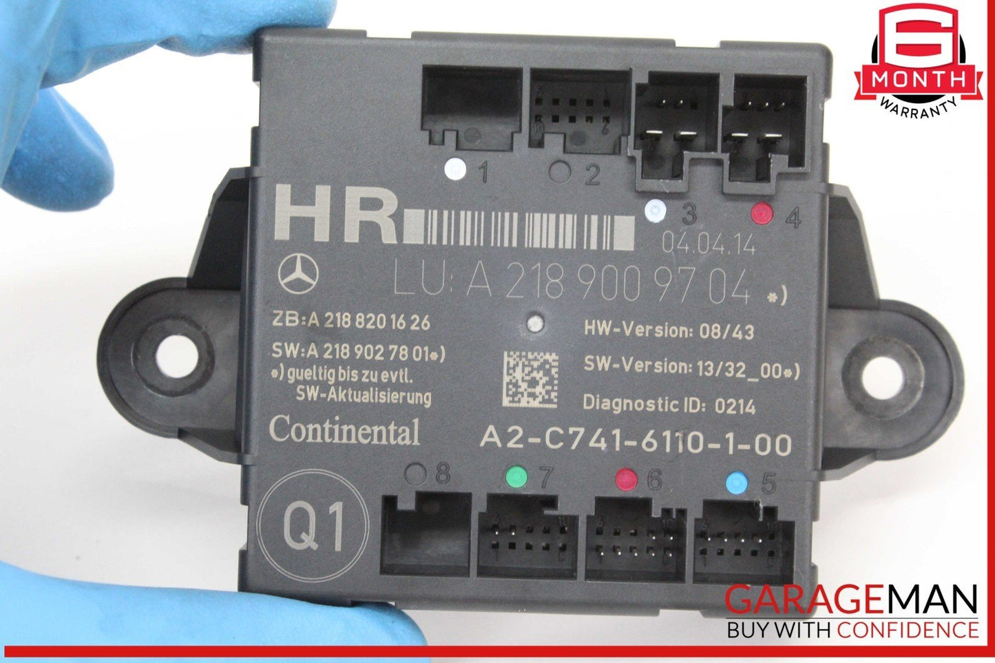 08-18 Mercedes W212 E350 Rear Right Passenger Side Door Control Module Unit OEM