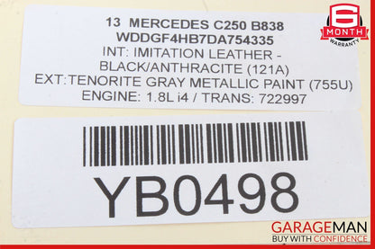 12-16 Mercedes W204 C250 1.8L M271 Power Steering Pump Reservoir OEM