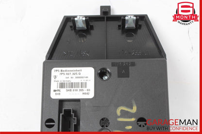 11-14 Porsche Cayenne 958 Hybrid S Rear Seat Heat Lock Switch Control Panel OEM