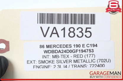 84-93 Mercedes W201 190E Fuse Relay Box Junction Terminal Connector OEM