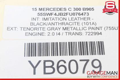 15-18 Mercedes W205 C300 C400 C350e Rear Trunk SAM Control Module Unit OEM