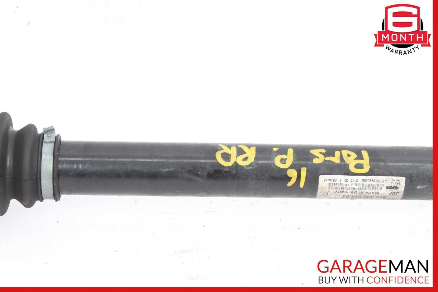 10-16 Porsche Panamera 970 Rear Right Passenger Side Cv Axle Shaft Driveshaft