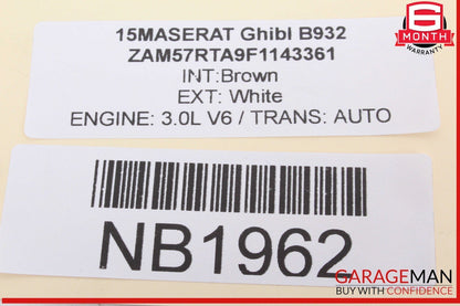 14-17 Maserati Ghibli Front Right Passenger Side Door Lock Latch Actuator OEM