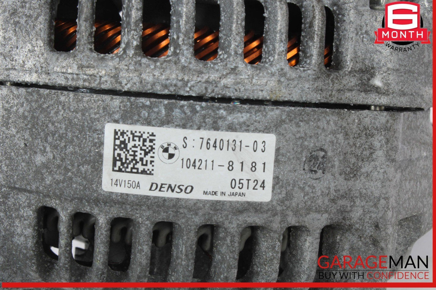 16-19 BMW X1 F48 X2 Engine Alternator Generator 150A 14V Denso 7640131 OEM