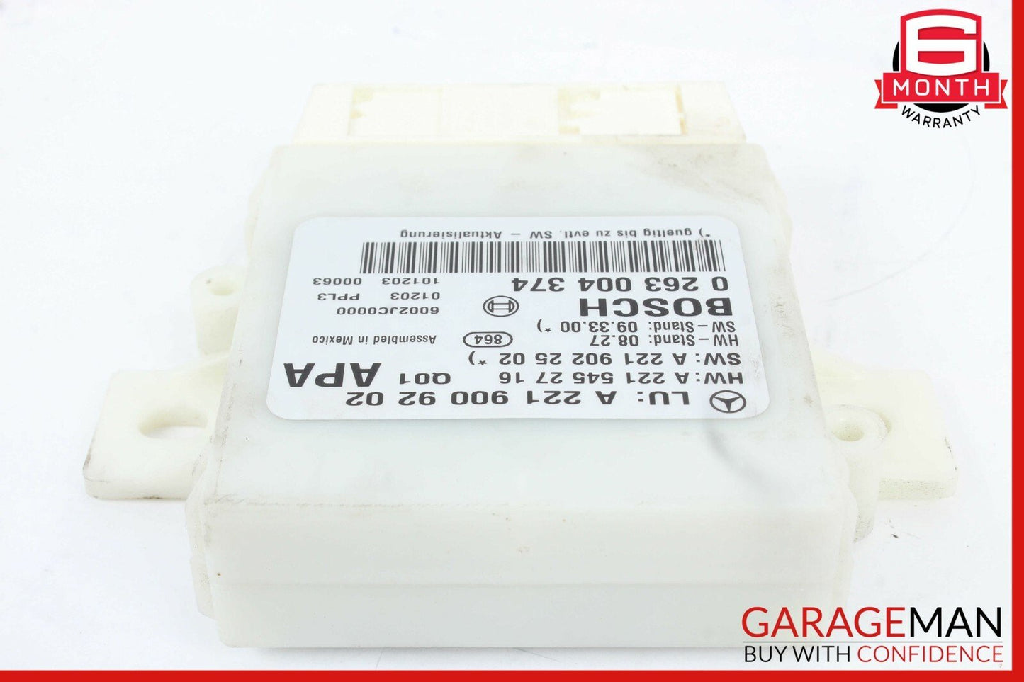 07-13 Mercedes W221 S400 S550 S63 AMG Rear Parking Parktronic Control Module OEM