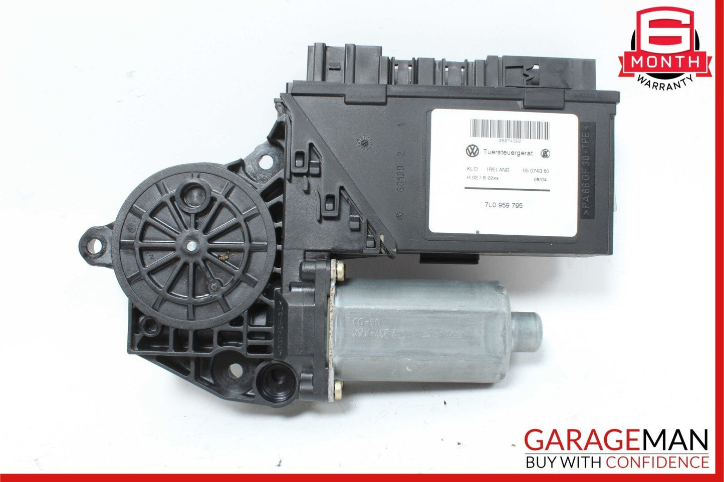 03-10 Porsche Cayenne 955 957 Rear Left Side Door Window Regulator Motor OEM