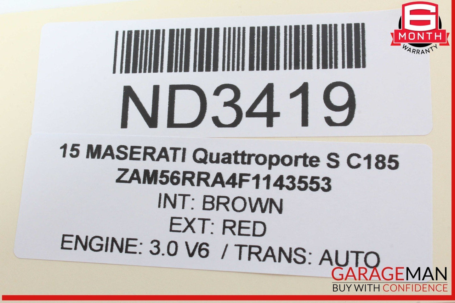 14-16 Maserati Quattroporte S Center Dashboard Analog Clock 670011361 OEM