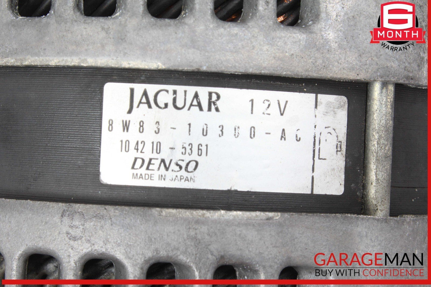 10-15 Jaguar X250 XF XFR XJ Engine Generator Alternator 8W8310300AC OEM