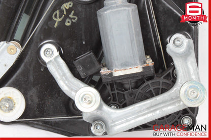 03-12 Mercedes R230 SL500 SL550 Rear Left Window Quarter Glass Regulator OEM