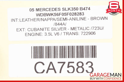 05-08 Mercedes R171 SLK350 Front Right Seat Belt Seatbelt Retractor OEM