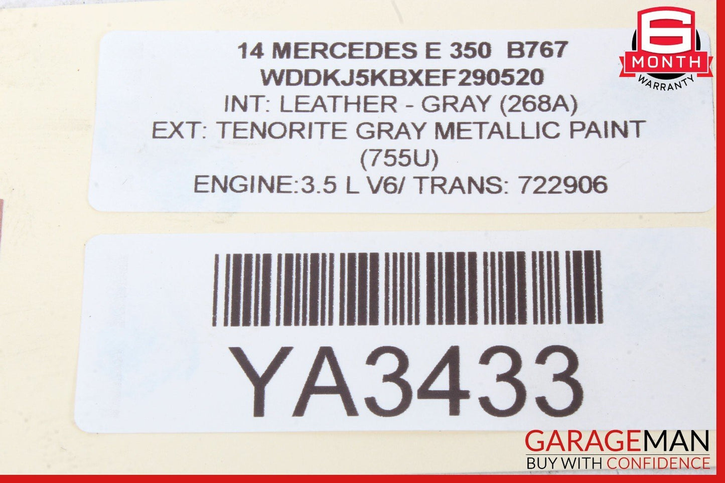 08-17 Mercedes W207 E350 C250 Rear Right / Left Side Upper Control Arm RWD OEM