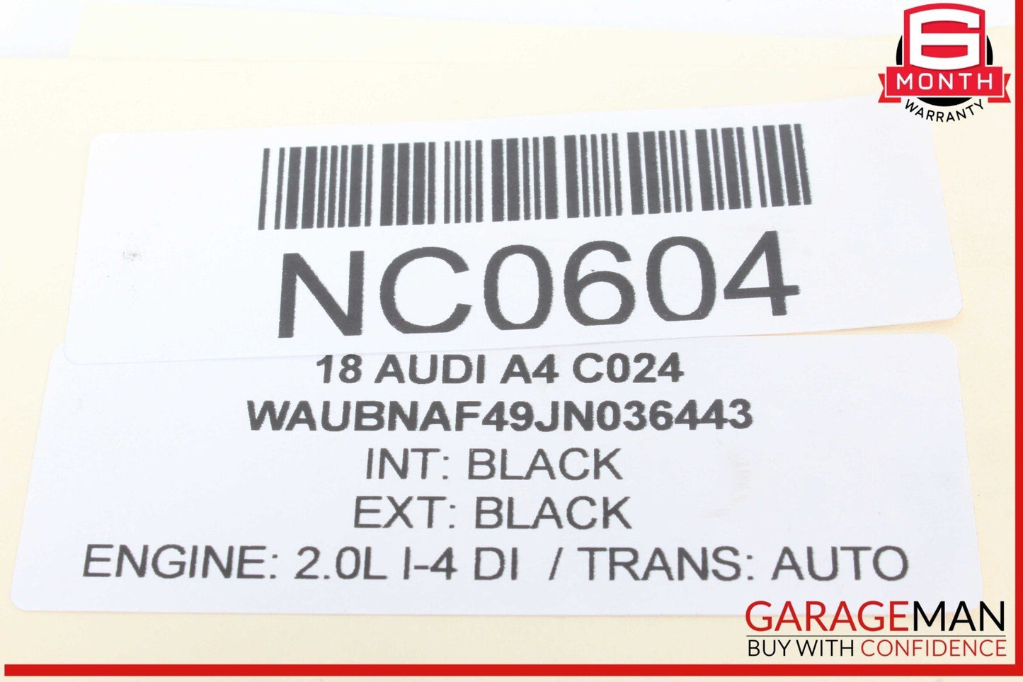 17-24 Audi A4 Quattro Rear Left Driver Side Window Regulator Motor OEM