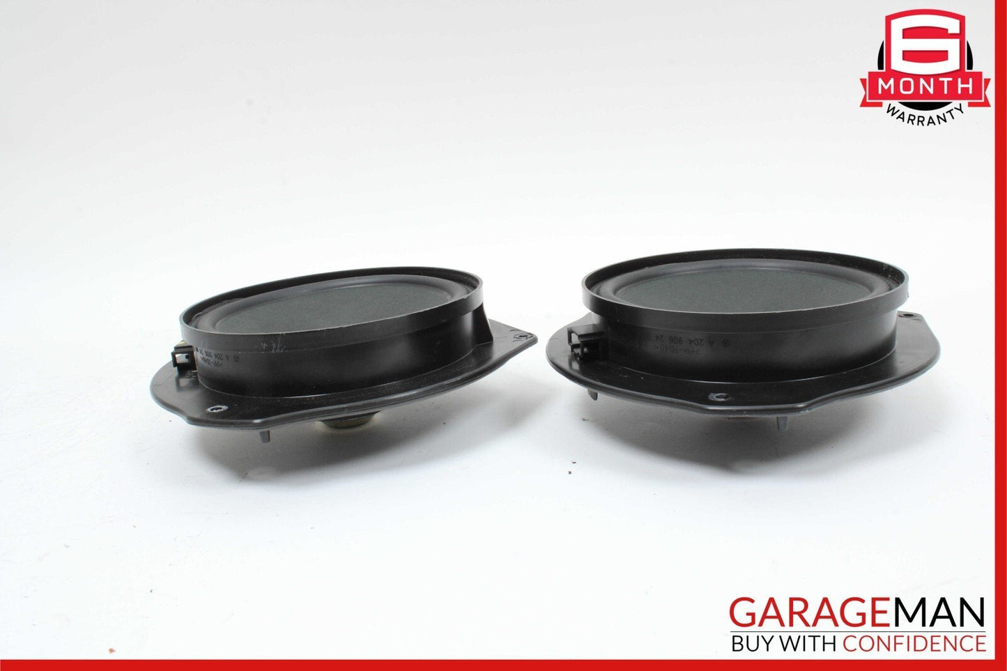 08-14 Mercedes W204 C250 Front Right & Left Door Sound Speakers Set of 2 OEM
