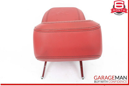 16-23 Jaguar XF XE Front Left and Front Right Side Head Rest Headrest Red OEM