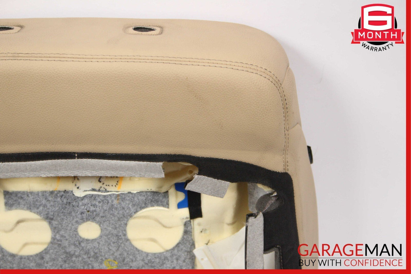 07-12 Mercedes X164 GL550 GL450 Front Right Top Upper Seat Cushion Cover Brown