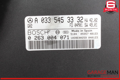 00-06 Mercedes W220 S430 S500 Parktronic Parking Control Module 0335453332 OEM
